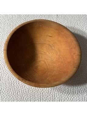 Handcrafted Wooden Bowl Home Décor Accent, Approx. 10 Inch Diameter